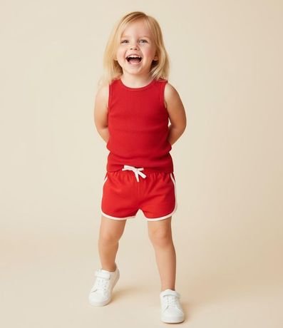 Short Runner Infantil con Detalles Contrastantes - Talle 1 a 6 años