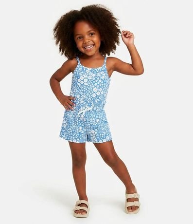 Short Infantil Clochard con Estampado Floral - Talle 1 a 6 años