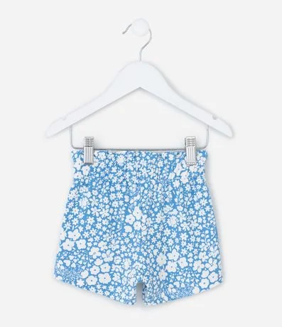 Short Infantil Clochard con Estampado Floral - Talle 1 a 6 años 2