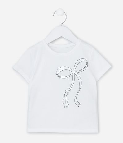 Remera Infantil con Estampa de Lazo  - Talle 1 a 6 años