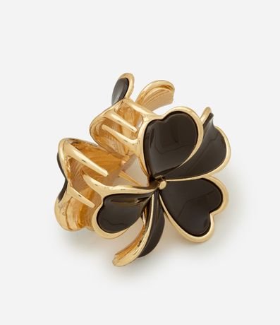 Pinza para el Pelo Esmaltado con Formato de Flor 2