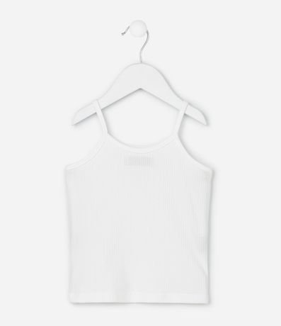 Musculosa Infantil en Rib con Estrella de Purpurina - Talle 1 a 6 años 2