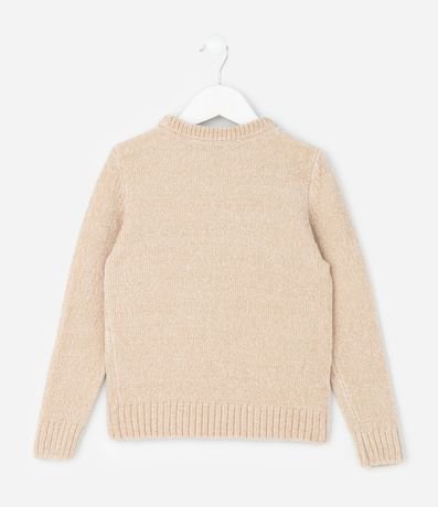 Buzo Infantil en Chenille con Bordado de Osito – Talle 5 a 14 años 2