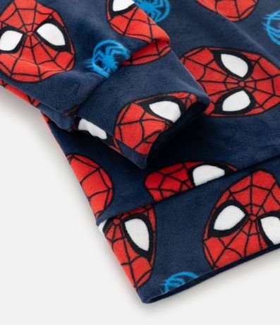 Pijama Infantil Largo en Plush con Estampa de Spider-Man – Talle 3 a 10 años 9