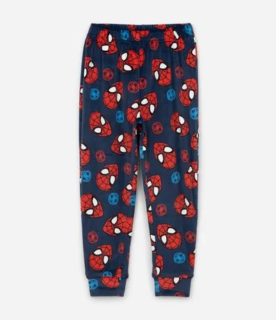 Pijama Infantil Largo en Plush con Estampa de Spider-Man – Talle 3 a 10 años 4