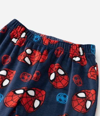 Pijama Infantil Largo en Plush con Estampa de Spider-Man – Talle 3 a 10 años 7