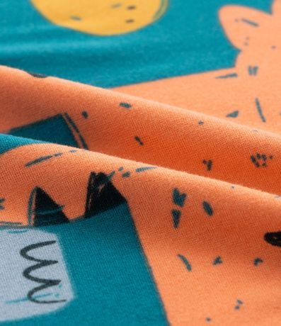 Pijama Infantil Largo en Plush con Estampado de Animales – Talle 2 a 6 años 9