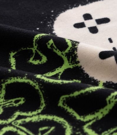 Pijama Infantil Largo en Plush con Estampado de Skate – Talle 7 a 14 años 11