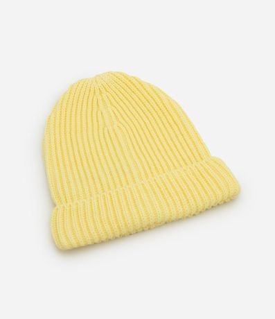 Gorro Infantil en Punto con Ruedo Plegado – Talle U