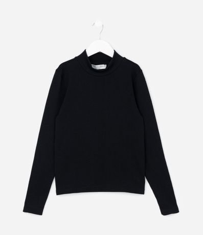 Remera Infantil Seamless con Cuello Alto – Talle 5 a 14 años