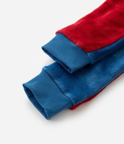 Pijama Jumper Infantil en Fleece con Estampado Spider-Man – Talle 3 a 12 años 8