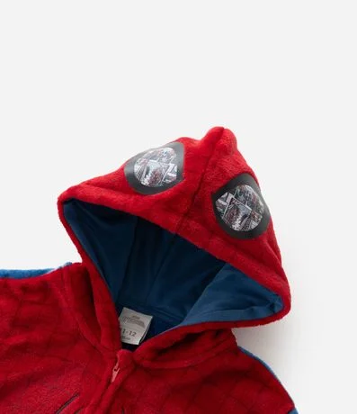 Pijama Jumper Infantil en Fleece con Estampado Spider-Man – Talle 3 a 12 años 10