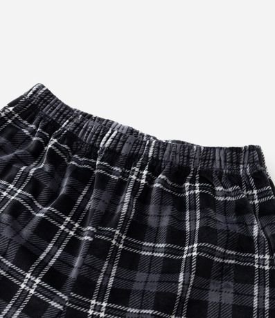 Pijama Infantil Largo en Plush con Estampado Racer – Talle 7 a 16 años 7