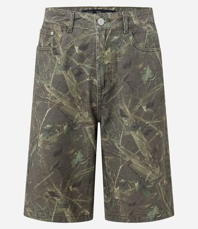 Bermuda Baggy en Sarga Camuflada