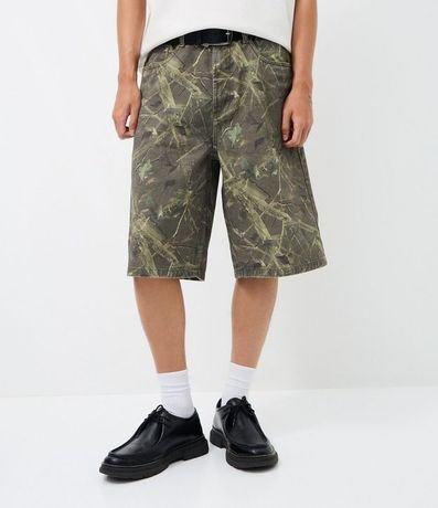 Bermuda Baggy en Sarga Camuflada 2