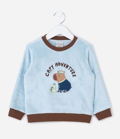 Pijama Infantil Largo con Estampa de Carpincho – Talle 2 a 6 años 3