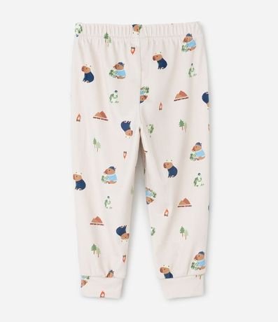 Pijama Infantil Largo con Estampa de Carpincho – Talle 2 a 6 años 7