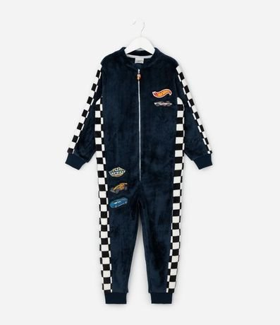 Pijama Infantil Jumper con Estampa de Hot Wheels – Talle 3 a 10 años