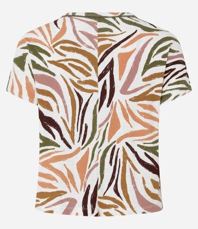 Blusa en Viscolycra con Estampado Abstracta 6