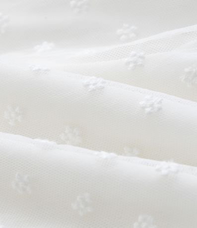 Vestido Infantil Tule Floral con Lazos y Bombacha – Talle RN a 18 Meses 11