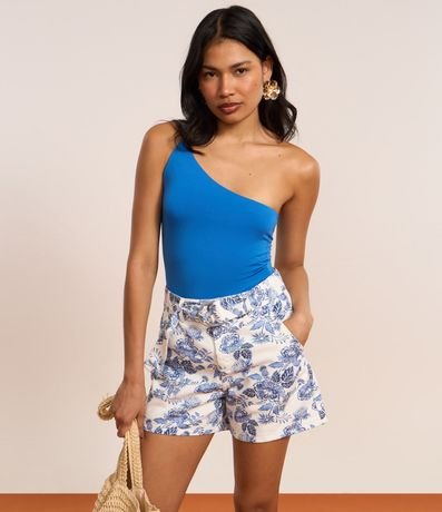 Body en Microfibra con Hombro Único 4