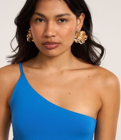 Body en Microfibra con Hombro Único