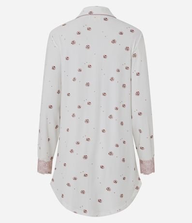 Camisón Americana Peach Touch con Estampa Floral 5