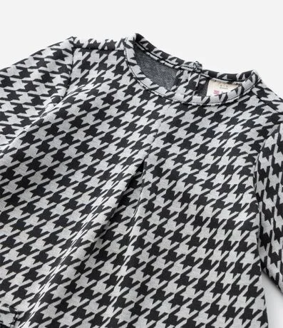 Vestido Infantil de Cuadros con Media Can Can – Talle 0 a 18 Meses 13