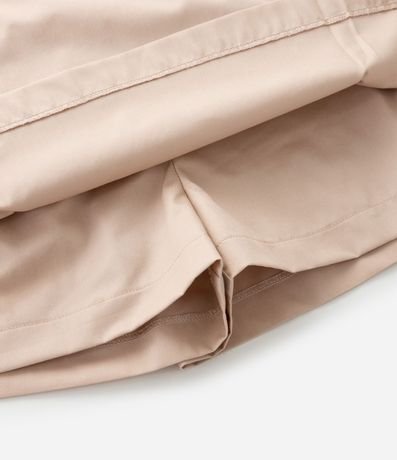 Short Pollera Infantil en Sarga con Pliegues y Moña - Talle 5 a 16 años 7