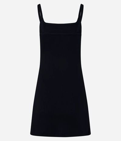 Vestido Evasê en Rib con Breteles 8