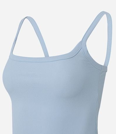 Vestido Evasê en Rib con Breteles 5