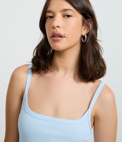 Vestido Evasê en Rib con Breteles 2