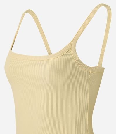 Vestido Evasê en Rib con Breteles 6