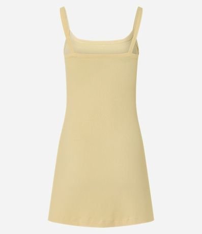 Vestido Evasê en Rib con Breteles 7