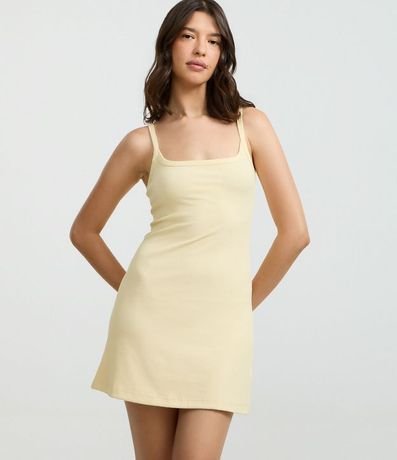 Vestido Evasê en Rib con Breteles 4