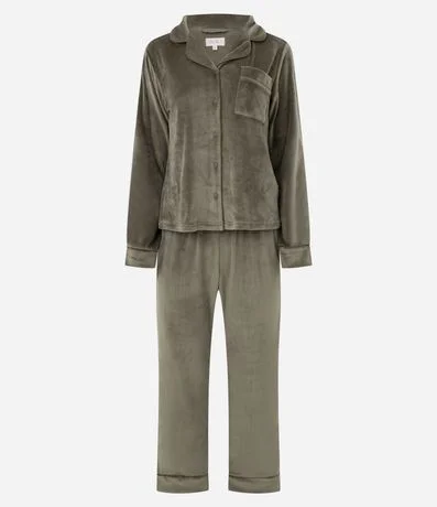 Pijama Americano Largo en Plush 5