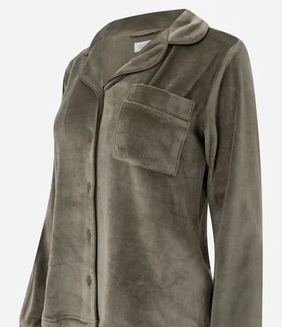 Pijama Americano Largo en Plush 7