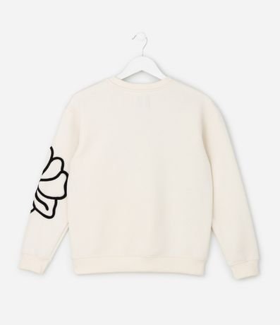 Sueter  Infantil con Flor Bordada en Cuerda – Talle 5 a 14 años 2