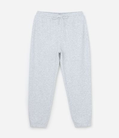 Pantalón Jogger en Algodón con Cintura Elástica y Cordón