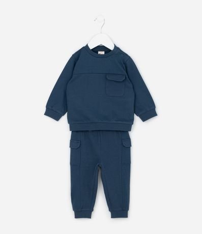 Conjunto Infantil Algodón Texturizado con Recortes – Talle 0 a 18 Meses 2