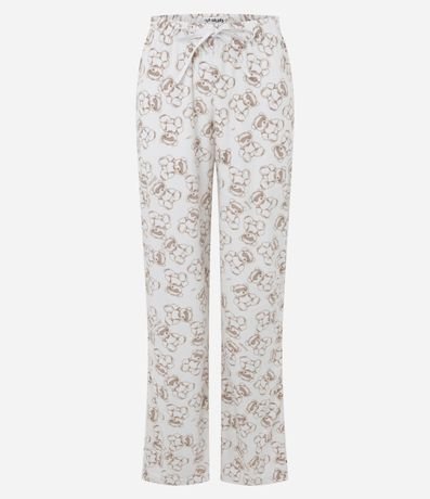 Pantalón de Pijama con Estampa de Oso 1