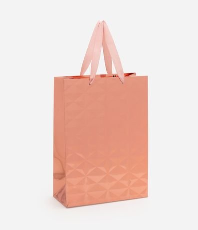 Bolsa de Regalo Pequeña Texturizado en Embossed Cuadriculado