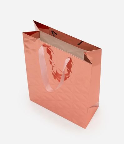 Bolsa de Regalo Pequeña Texturizado en Embossed Cuadriculado 3