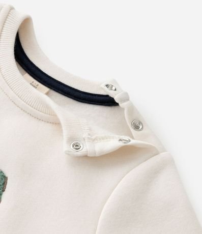 Saco Infantil en Algodón con Bordado de Carro – Talle 0 a 18 Meses 6