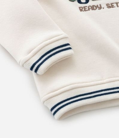 Saco Infantil en Algodón con Bordado de Carro – Talle 0 a 18 Meses 7