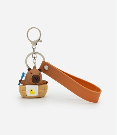 LLavero Infantil de Plástico Carpincho en la Bañera - Talle único