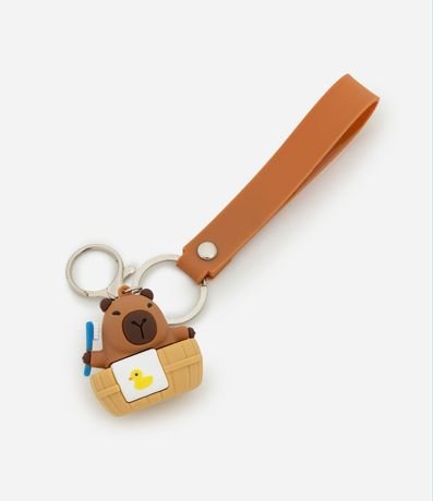 LLavero Infantil de Plástico Carpincho en la Bañera - Talle único 3