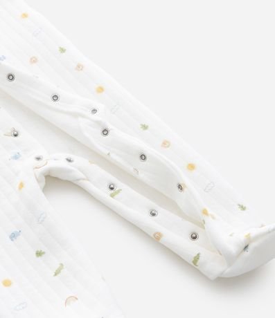 Mono Infantil en Capitoneada con Estampado Mini Icons – Talle RN a 18 Meses 8