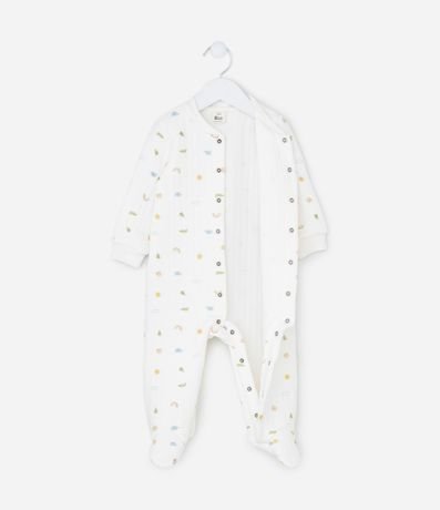 Mono Infantil en Capitoneada con Estampado Mini Icons – Talle RN a 18 Meses 2