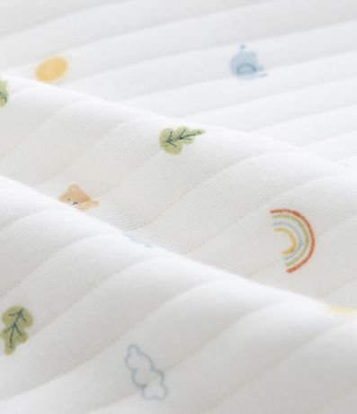 Mono Infantil en Capitoneada con Estampado Mini Icons – Talle RN a 18 Meses 4